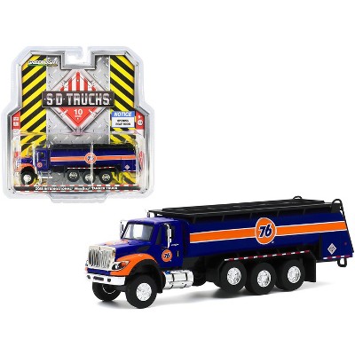 2018 International WorkStar Tanker Truck "Union 76" Dark Blue and Orange "S.D. Trucks" Series 10 1/64 Diecast Model by Greenlight