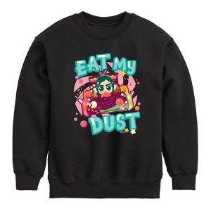 Boys' - Disney - Vanellope Eat My Dust Graphic Long Sleeve Fleece Sweatshirt - 1 of 4