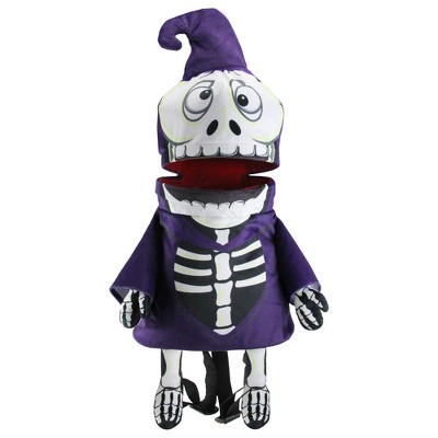  Northlight Musical Animated Skeleton Children's Halloween Trick or Treat Bag 