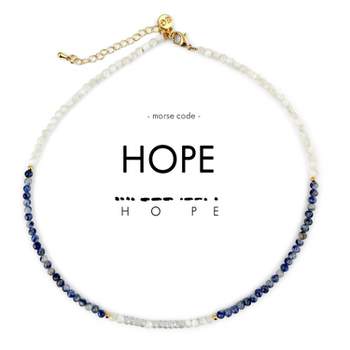 ETHIC GOODS Women's 2mm Morse Code Necklace [HOPE]