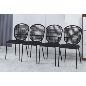 Elegant 4-Piece Dining Chair Collection: Sennit Design - 1 of 4