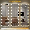 63" x 20" Light Bulb Floor Mirror with Aluminum Frame, 3 Color LED Lights, Standing Lighted Mirror - 4 of 4