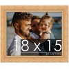 PosterPalooza | 18x15 Modern Bamboo Picture Frame, UV Acrylic, 5 Finishes - 2 of 4