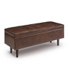Blanchette Mid Century Square Storage Ottoman - WyndenHall - 3 of 4