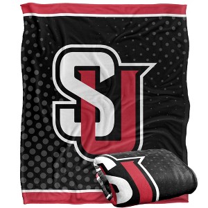 Seattle University Logo Dots Silky 50x60 Blanket, 1 Sided - 1 of 4