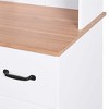 Storage Cabinet MDF Cabinet With Doors Shelf Drawers Tall Free Standing Cabinet For Entryway Living Room Home - 3 of 4