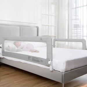ComfyBumpy Toddler Bed Rail 2 Pack Guard - Kids Safety Rail - 1 of 4
