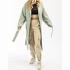 Women's OVERSIZE BELTED TRENCH COAT - Fore - 4 of 4