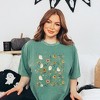 Simply Sage Market Women's Halloween Floral and Ghost Collage Short Sleeve Garment Dyed Tee - 2 of 4
