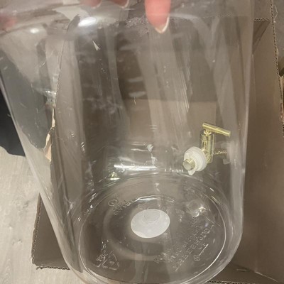 Winco Round Beverage Dispenser, 6 Gallon, White Plastic : Target
