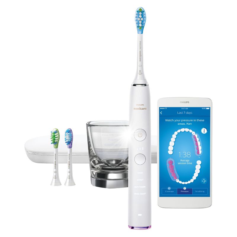 Philips Sonicare DiamondClean Smart Black 9300 Toothbrush, 4 of 10