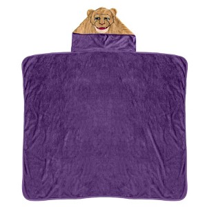 Sleep Squad Sacramento Kings Slamson 60 x 50 Hooded Raschel Throw Blanket - 1 of 4