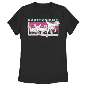 Women's Jurassic World: Camp Cretaceous Raptor Squad Frame T-Shirt - 1 of 3