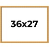 PosterPalooza | 36x27 Wood Antique Frame with UV Acrylic, 4 Finishes: Bronze, Gold, Silver, and Black - 2 of 4