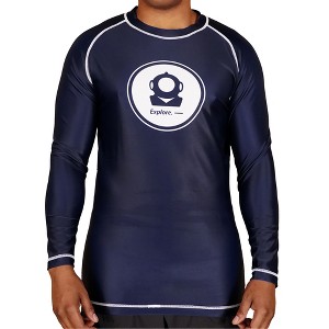 Chaos and Order Explorer Series Aquanaut Long Sleeve BJJ Rashguard - 1 of 2