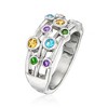 Ross-Simons 0.38 ct. t.w. Multi-Gemstone Ring in Sterling Silver - 3 of 4