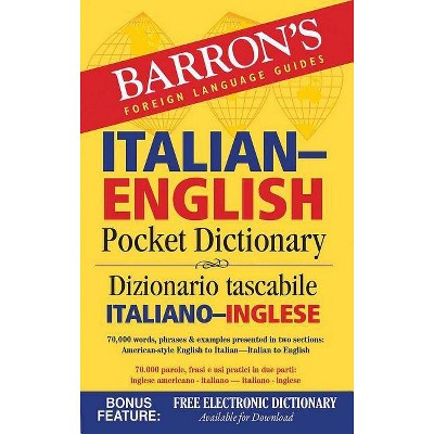 Italian-English Pocket Dictionary - (Barron's Pocket Bilingual Dictionaries) 2nd Edition,Abridged by  Roberta Martignon-Burgholte & Andreas Cyffka