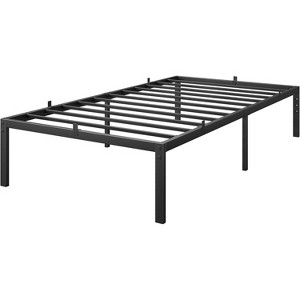 6/8/10/14 Inch Full/Queen/King Platform Bed Frame, Heavy Duty Metal Slats, No Box Spring Needed, Under Bed Storage, Noise-Free & Easy Assembly, Black - 1 of 4