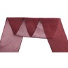 INSPIRE CHIC Women's Solid Contrast Color Pleated Long Satin Neck Scarves 49.2"x4.3" 1 Pc - 4 of 4
