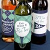 Big Dot of Happiness Par-Tee Time - Golf - Birthday or Retirement Party Birthday Party Gift for Women and Men - Wine Bottle Label Stickers - Set of 4 - 2 of 4