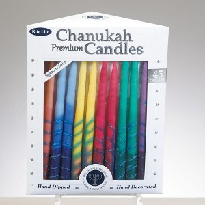 Rite Lite Premium Menorah  Candles - 5.25" - Multicolor - 1 of 4