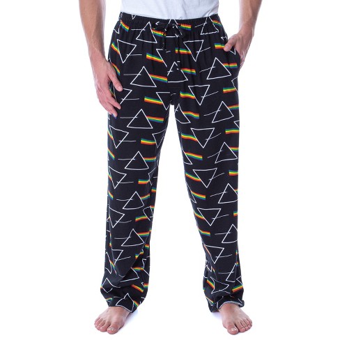 Pink Floyd Pajama Pants Men's Dark Side Of The Moon Prism Sleep