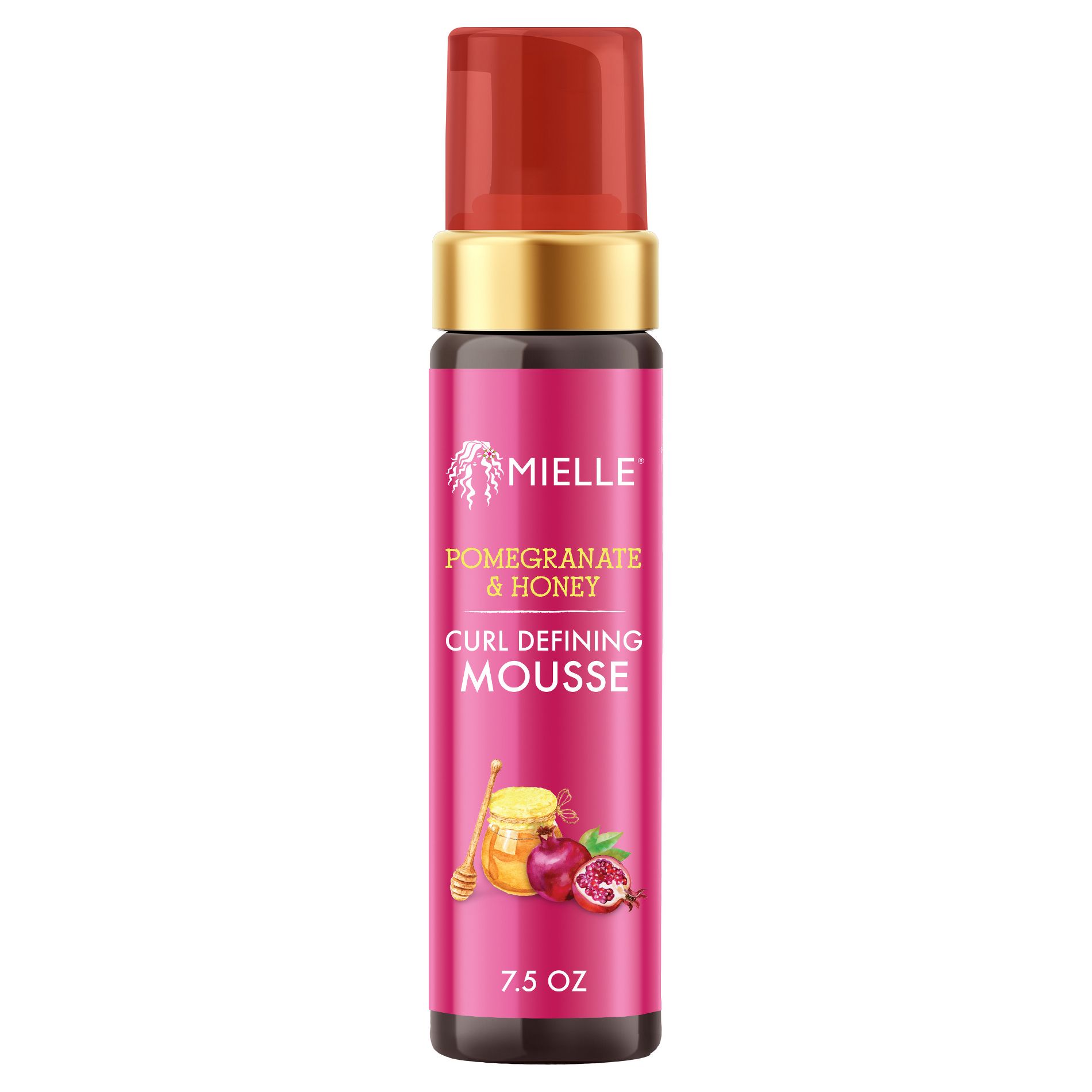 Mielle Organics Pomegranate and Honey Curl Defining Mousse with Hold - 7.5 fl oz