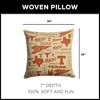 NCAA Texas Longhorns Mapping Woven Pillow - image 2 of 4