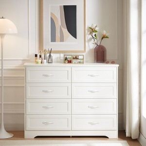 NicBex Bedroom Dresser with 6/8 Drawers,Double Chest of Drawers with Metal Pulls for Kids Room,Living Room,Entry and Hallway - 1 of 4