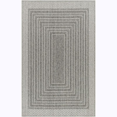 Mark & Day Chaundra 5'2"x7' Rectangle Woven Indoor and Outdoor Area Rugs Medium Gray