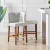 New Pacific Direct Albie KD Fabric Counter Stool - 2 of 4