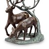 SPI Home Wildlife-Themed Deer Pair End Table with Glass Top - 3 of 4