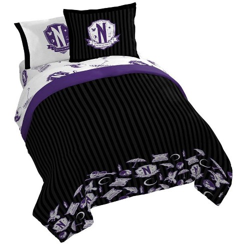 Jay Franco Wednesday Addams Queen Bed Set : Target
