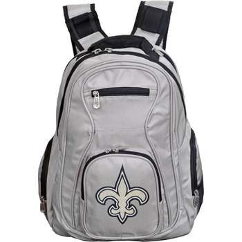 NFL New Orleans Saints Premium 19" Laptop Backpack - Gray