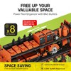 Suchtale Wall-Mounted Power Tool Organizer with Charging Station - Heavy Duty 3-Tier Metal Shelf, 8 Drill Holders & Outlets, Garage Storage - 2 of 4