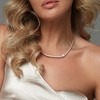 EVERLY JEWELRY | 10k Yellow Gold 3.5-7mm Cultured Freshwater Pearl Station Necklace, 17 inc - 4 of 4