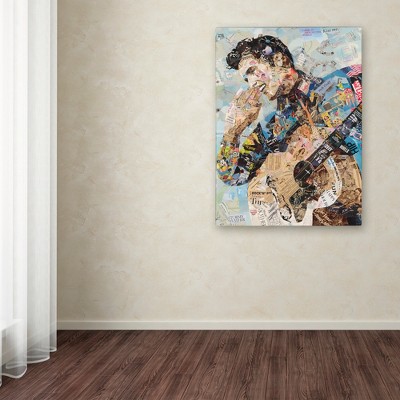 Elvis Presley Collage 18'' x 24'' Canvas Art