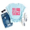 Simply Sage Market Women's See Good In All Things Wavy Short Sleeve Graphic Tee - 2 of 2