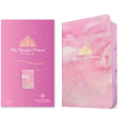 My Beautiful Princess Bible Nlt (leatherlike, Pink Sparkles) - (leather ...