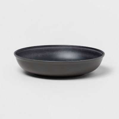 45oz Melamine and Bamboo Dinner Bowl Gray - Threshold&#8482;