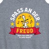 Women's - Peanuts - Snoopy Spass An Der Freud Graphic Racerback Tank - 2 of 4