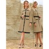 INSPIRE CHIC Women's Work A-Line Long Sleeve Contrast Color Dresses - 3 of 4