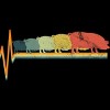 Boy's Design By Humans Heart Beat Retro Rainbow Pig By Luckyst T-Shirt - 2 of 2