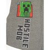 Minecraft Creeper Hostile Mob Men's Graphite Heather Sleep Pants - 2 of 3