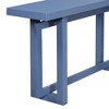 KTMBDW 60-Inch Long Console Table, Wooden Sofa Table Behind The Couch, Farmhouse Entryway Table, Unique Triple Rectangle Design - 4 of 4