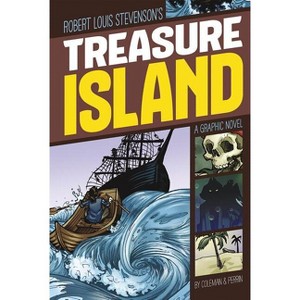 Treasure Island - (Graphic Revolve: Common Core Editions) by  Wim Coleman & Pat Perrin & Robert Louis Stevenson (Paperback) - 1 of 1