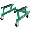 NAYSAYE Hand Truck Dolly Heavy Duty Motorcycle Cradle Dolly with Steel Frame for Garage and Shop, Green, 20"*12"*28" - 4 of 4