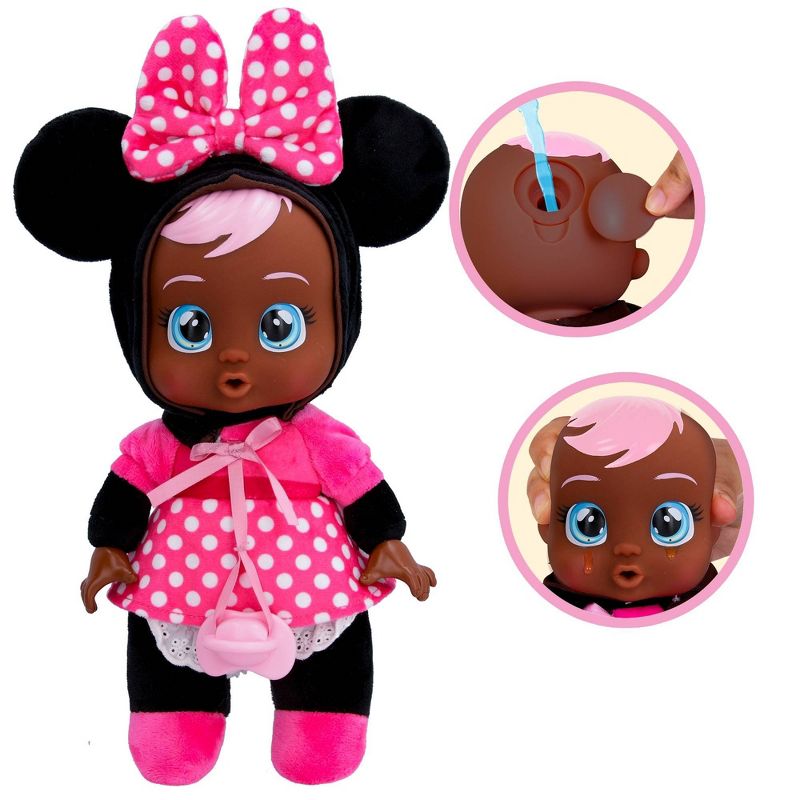 Cry Babies Disney 9&#34; Plush Baby Doll Tiny Cuddles Inspired by Disney Minnie Mouse That Cry Real Tears, 2 of 6