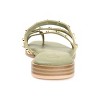 Journee Collection Womens Fanny Tru Comfort Foam Slide Low Block Heel Sandals Green 7.5 - 3 of 4