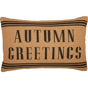 Heritage Farms Autumn Greetings Pillow 14x22 VHC Brands - 1 of 3